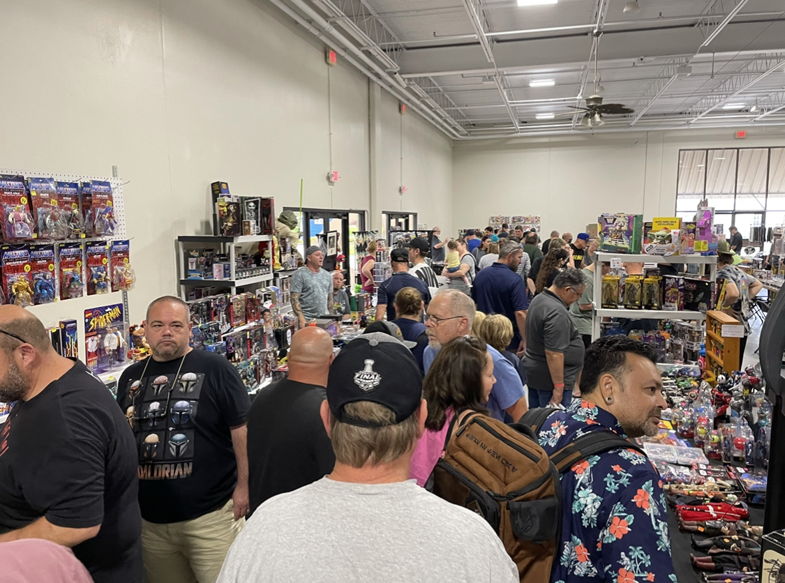 Sold-out aisles, all day long